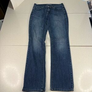 Levi’s 505 Women’s Mid Rise Straight Leg Jean Size 6L Blue Denim Medium Wash